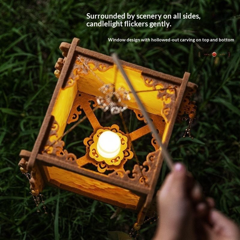 Childrens Handheld Vintage-Style Handmade Lantern Diy Craft Kit
