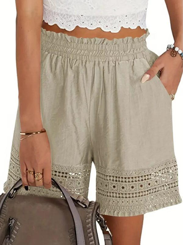 Ndependent Station Wish Cross-Border Summer Décontracté Lace Lace Shorts