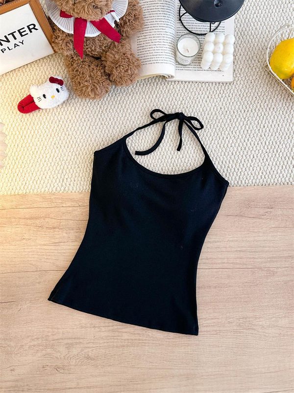 Femme Figure-Flattering Off-Shoulder Halter Strap Robe