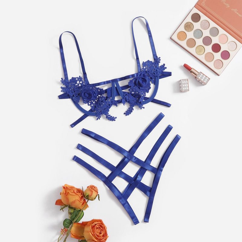 Bondage Strap No-Slip Erotic Set Midriff-Baring Design