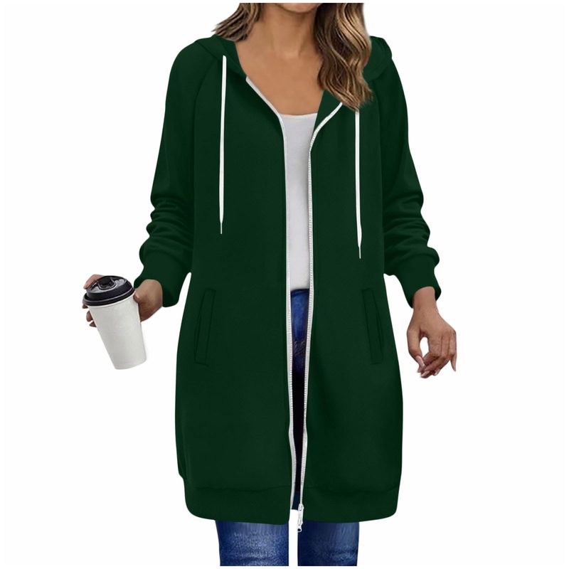 Femme Hooded Sweatshirt Décontracté Veste