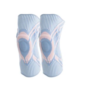 Winter Sports Knee Protector And Knee Silicone Protection Running Fitness Basketball Skipping Knee Protector Warm Nylon