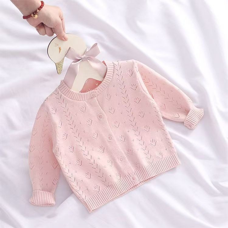 Fille Knitted Hollow-Out Veste