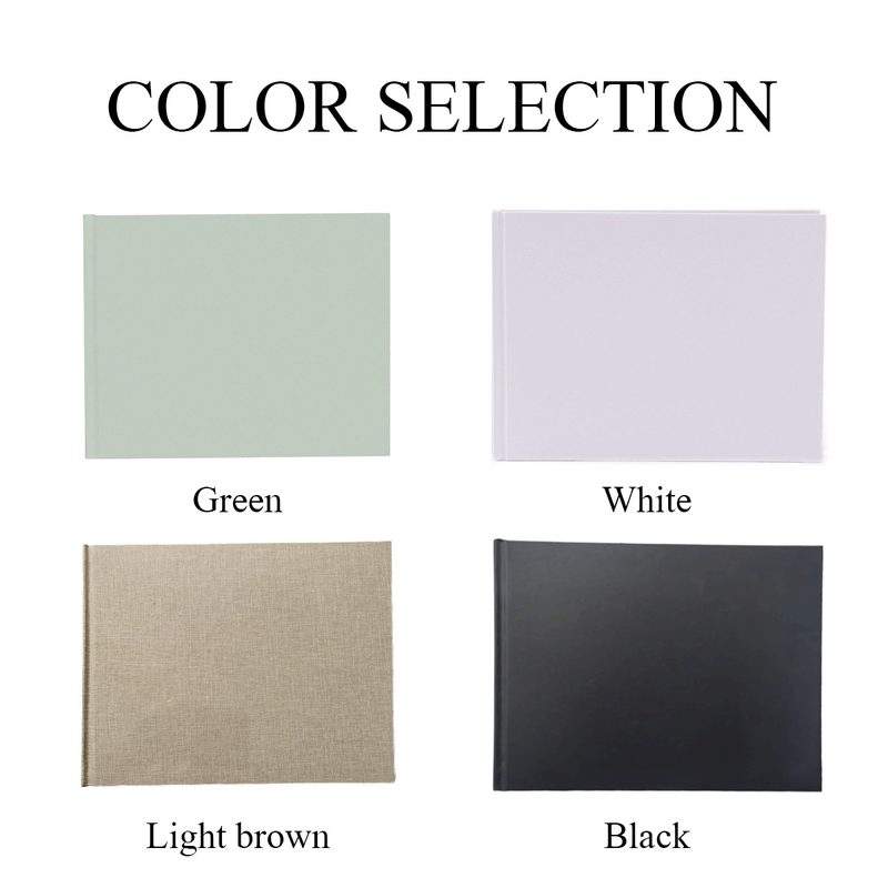 Wedding Guest Book Album Set