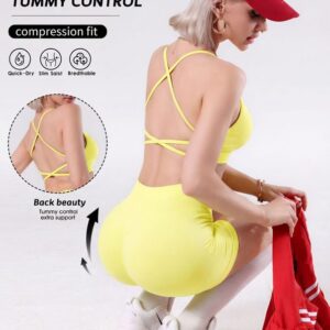 Strappy Camisole And Tummy-Control Butt-Lifting Shorts Set