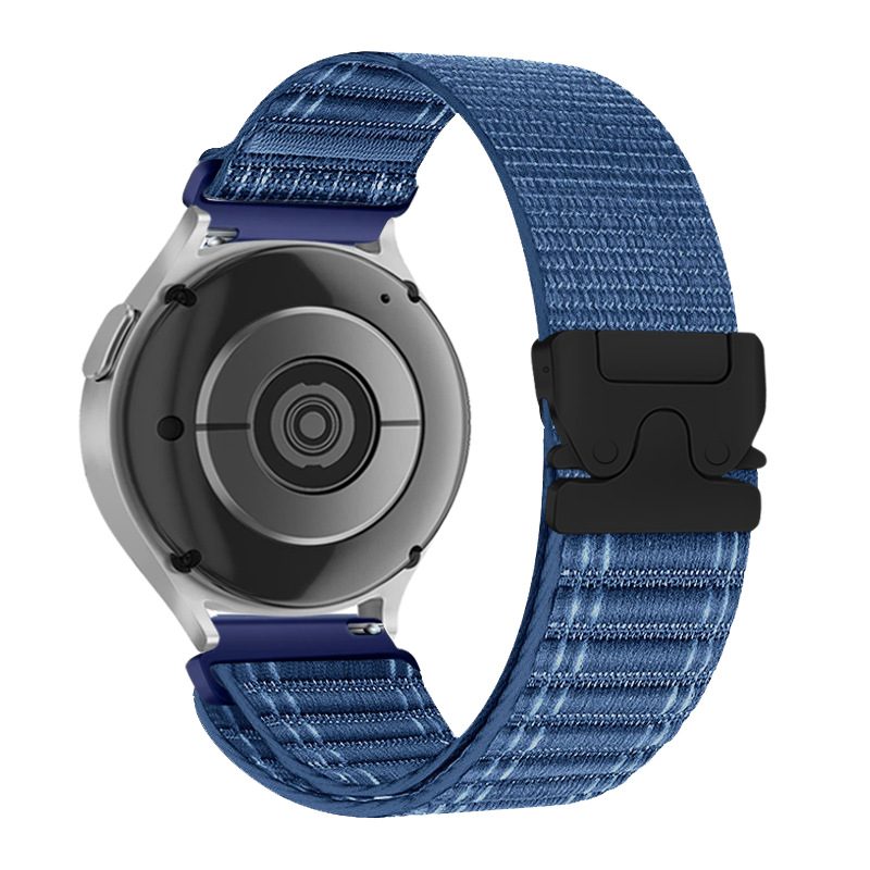 Nylon Montre Strap With Umbrella Buckle And Wave Pattern