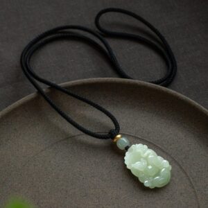 Twelve Zodiac Signs And Hetian Jade Pendants And Femme, Zodiac Year Necklaces, Jade Pendants , Void Xizang Bodhisattva Belongs To The Dragon, Snake, Cow, Rabbit And Sheep