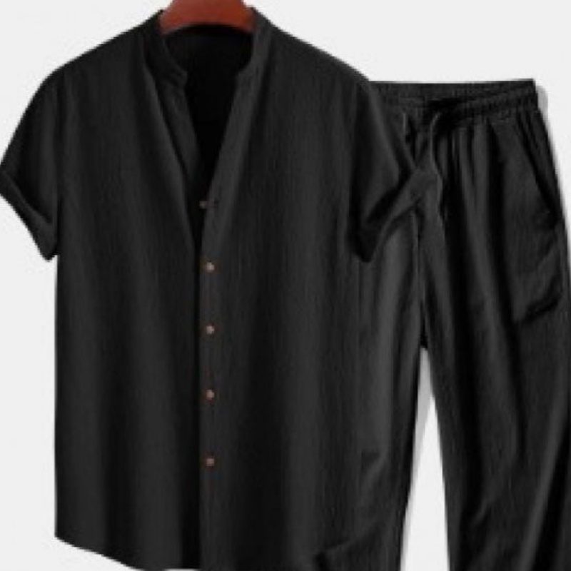 Homme 3D-Imprimé Coupe Ample Manches Courtes Shirt Set