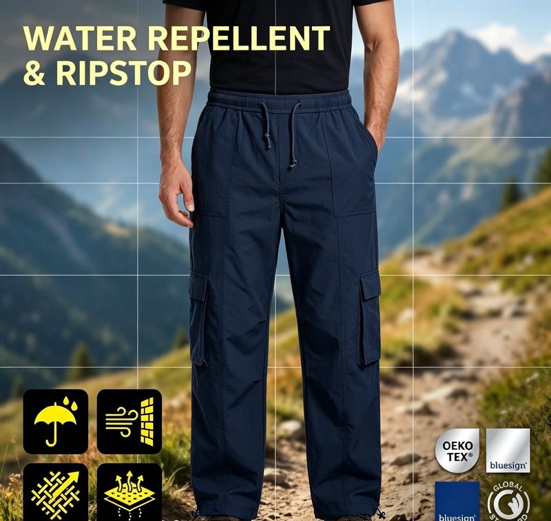 Outdoor Work Pantalon With Multiple Pockets, Water-Resistant Hiking Pantalon, Drawstring Pantalon De Jogging, Direct From The Source Manufacturer