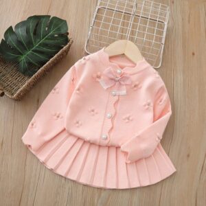 Cute Sweater And Jupe Set