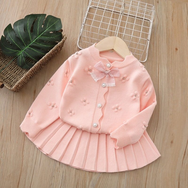 Cute Sweater And Jupe Set