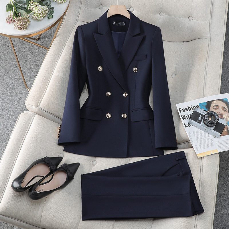 Waist-Cinching, High-End Professional Suit Jacketoffice Wear